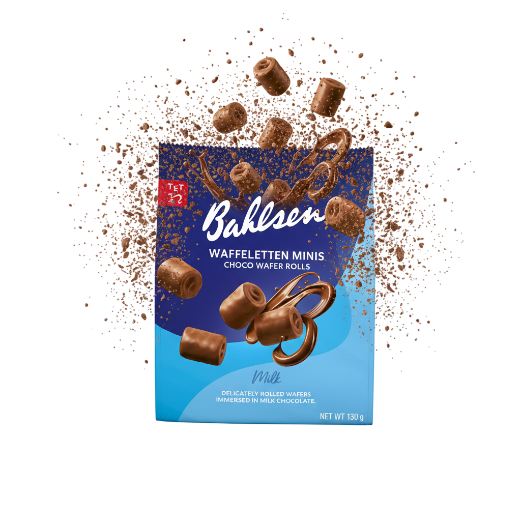 Bahlsen Milk Chocolate Waffle Minis 130G